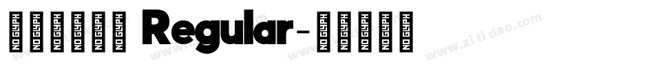 青鳥華光幼綫 Regular字体转换